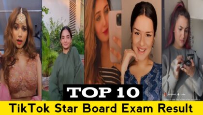 top 10 girl tiktok star board exam marks